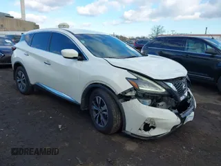 2021 Nissan Murano S z VIN 5N1AZ2AS8MC146605, wystawiony jako IAAI lot #41683334 z przebiegiem 48 558 mil mil oraz . Historia ofert i sprzedaży dostępna na DreamBid. Obrazek 1.