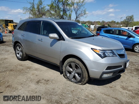 2012 Acura MDX with VIN 2HNYD2H26CH507620, listed as a Copart auction lot 52337315 with 121,624 mi miles and Salvage title. Bid and sale history available at DreamBid. Image 4.
