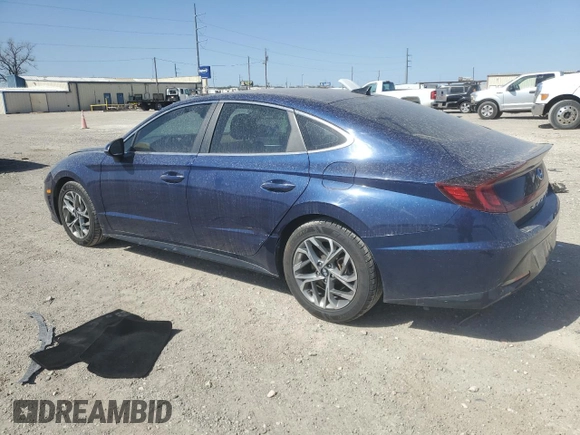 2020 Hyundai Sonata SEL z VIN 5NPEF4JA0LH000896, wystawiony jako Copart lot #49329425 z przebiegiem 58 447 mil mil oraz Czysty tytuł • Clean title. Historia ofert i sprzedaży dostępna na DreamBid. Obrazek 2.