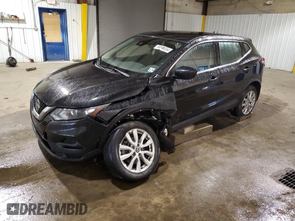 2020 Nissan Rogue Sport SL with VIN JN1BJ1CW8LW644295, listed as a Copart auction lot 84946554 with 43,205 mi miles and Salvage Title. Bid and sale history available at carsss.com. Image 1.