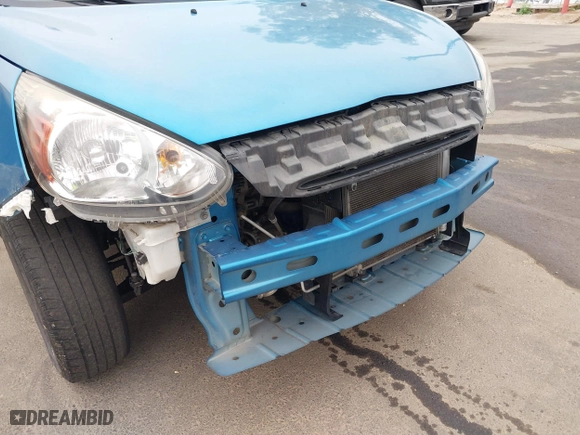 2015 Mitsubishi Mirage DE with VIN ML32A3HJ4FH045086, listed as a IAAI auction lot 42068823 with 83,250 mi miles. Bid and sale history available at carsss.com. Image 13.