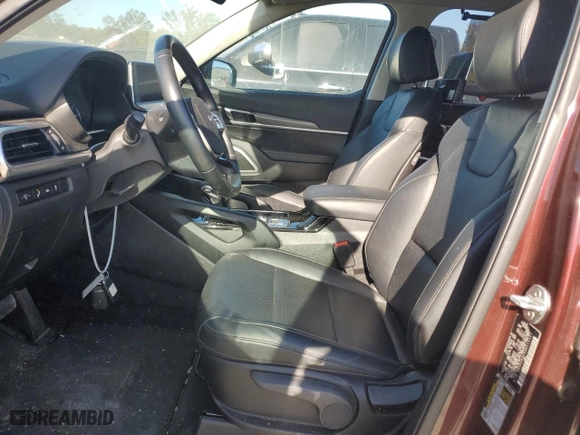 2022 Kia Telluride LX with VIN 5XYP24HC4NG315531, listed as a Copart auction lot 75648754 with 21,939 mi miles and Salvage Title. Bid and sale history available at carsss.com. Image 7.