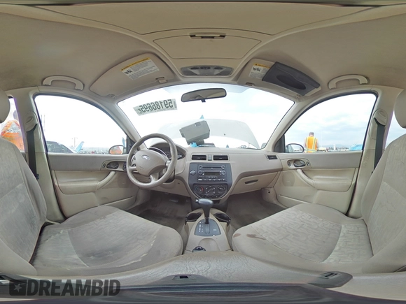 2005 Ford Focus S with VIN 1FAFP34N55W105530, listed as a Copart auction lot 59186695 with 136,204 mi miles and Salvage title. Bid and sale history available at DreamBid. Image 14.