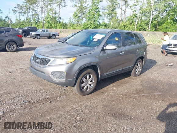 2012 Kia Sorento LX with VIN 5XYKT3A19CG283778, listed as a IAAI auction lot 42259689 with 211,493 mi miles and . Bid and sale history available at DreamBid. Image 2.