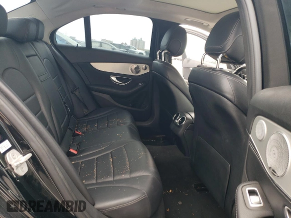 2015 Mercedes-Benz C 300 with VIN 55SWF4JB9FU082657, listed as a Copart auction lot 55466575 with 109,254 mi miles and Salvage Title. Bid and sale history available at DreamBid. Image 10.