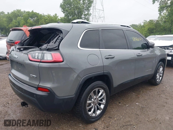 2021 Jeep Cherokee Latitude Plus with VIN 1C4PJMLB4MD101492, listed as a IAAI auction lot 42426027 with 22,856 mi miles and . Bid and sale history available at DreamBid. Image 4.