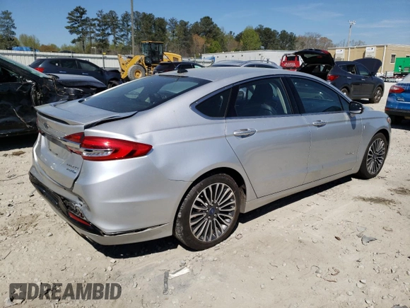 2018 Ford Fusion Titanium with VIN 3FA6P0RU6JR155543, listed as a Copart auction lot 46081033 with 76,466 mi miles and . Bid and sale history available at DreamBid. Image 3.