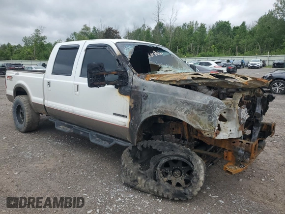 2002 Ford Super Duty F-250 XL with VIN 1FTNW21F72ED46989, listed as a Copart auction lot 57978304 with 0 mi miles and Salvage Title. Bid and sale history available at carsss.com. Image 4.