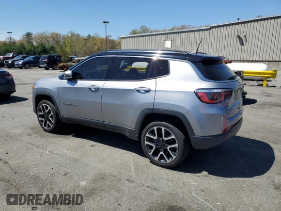 2018 Jeep Compass Limited with VIN 3C4NJDCBXJT114406, listed as a Copart auction lot 55061375 with 101,858 mi miles and Salvage title. Bid and sale history available at DreamBid. Image 2.