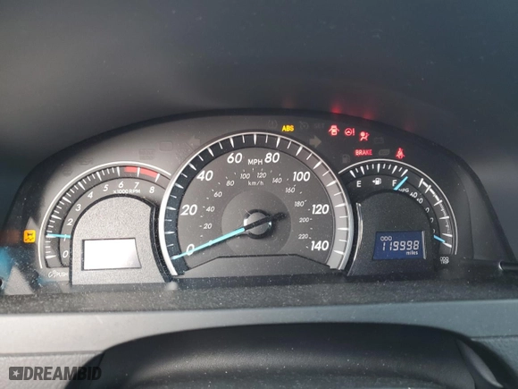 2012 Toyota Camry L with VIN 4T4BF1FK1CR178021, listed as a Copart auction lot 48263025 with 119,998 mi miles and Salvage Title. Bid and sale history available at carsss.com. Image 9.