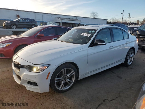 2014 BMW 3 Series 335i xDrive with VIN WBA3B9C56EF588068, listed as a Copart auction lot 43319265 with 85,818 mi miles and Salvage Title. Bid and sale history available at carsss.com. Image 1.