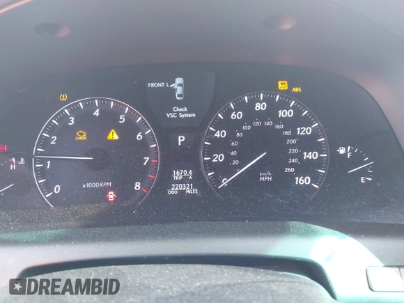 2008 Lexus LS 460 z VIN JTHBL46F285070311, wystawiony jako IAAI lot #42035847 z przebiegiem 220 321 mil mil oraz . Historia ofert i sprzedaży dostępna na DreamBid. Obrazek 7.