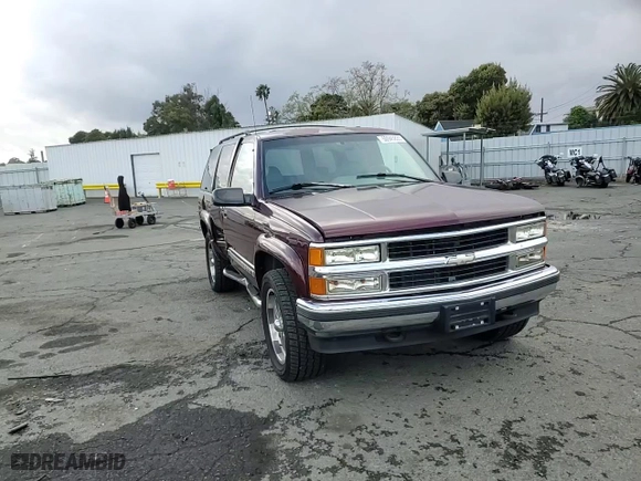1995 Chevrolet Tahoe with VIN 1GNEK13K9SJ445554, listed as a Copart auction lot 50945835 with 206,626 mi miles and Salvage Title. Bid and sale history available at carsss.com. Image 11.