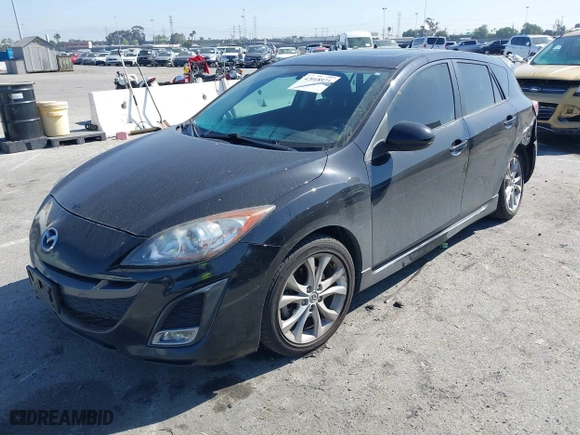 2010 Mazda Mazda3 s Sport with VIN JM1BL1H65A1296255, listed as a IAAI auction lot 42018973 with 143,903 mi miles. Bid and sale history available at carsss.com. Image 2.