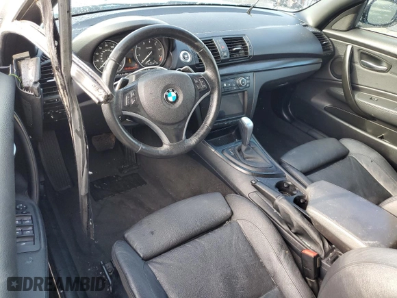 2011 BMW 1 Series 128i with VIN WBAUN1C53BVH83384, listed as a Copart auction lot 48741865 with 109,350 mi miles and Salvage Title. Bid and sale history available at carsss.com. Image 8.