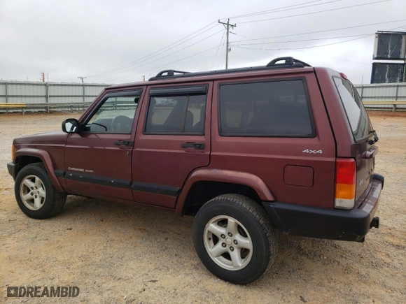 2000 Jeep Cherokee Police with VIN 1J4FF48S7YL198568, listed as a Copart auction lot 74357474 with NaN miles and Salvage Title. Bid and sale history available at carsss.com. Image 2.