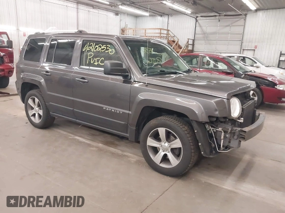 2016 Jeep Patriot Latitude z VIN 1C4NJRFB8GD658216, wystawiony jako IAAI lot #42102530 z przebiegiem 143 956 mil mil oraz . Historia ofert i sprzedaży dostępna na DreamBid. Obrazek 1.