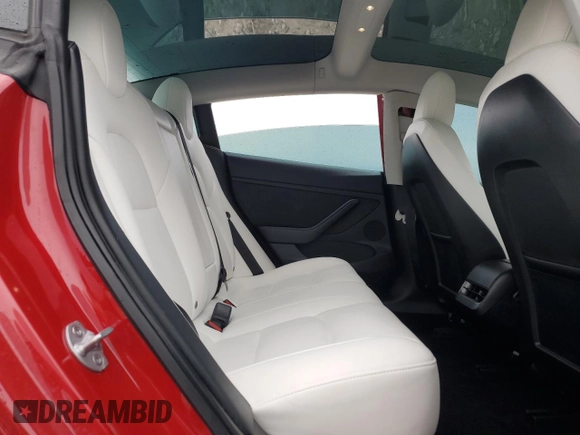 2023 Tesla Model 3 Long Range with VIN 5YJ3E1EB9PF471347, listed as a Copart auction lot 46281835 with Not Provided miles and Salvage Title. Bid and sale history available at DreamBid. Image 10.