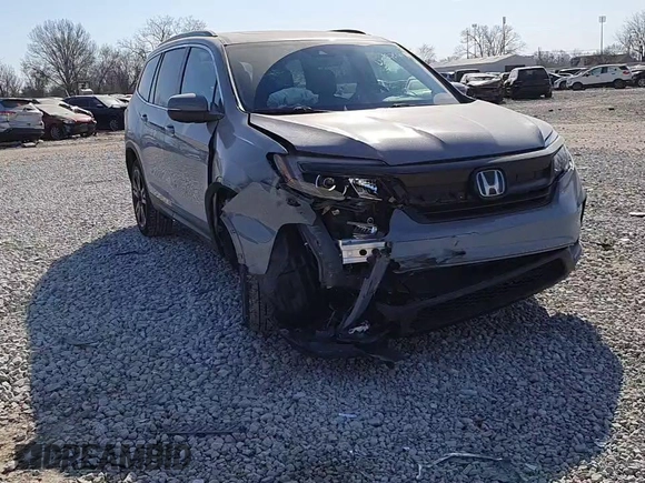 2022 Honda Pilot Special Edition with VIN 5FNYF6H26NB057242, listed as a Copart auction lot 48786425 with 34,740 mi miles and Salvage Title. Bid and sale history available at carsss.com. Image 12.