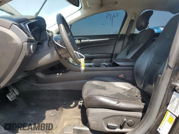 2014 Ford Fusion Titanium with VIN 3FA6P0K95ER210317, listed as a Copart auction lot 54489555 with 109,575 mi miles and Salvage Title. Bid and sale history available at carsss.com. Image 7.