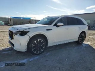 2024 Mazda CX-90 3.3 Turbo S with VIN JM3KK1HC5R1140468, listed as a Copart auction lot 83372934 with 17,113 mi miles and Clean Title. Bid and sale history available at carsss.com. Image 1.