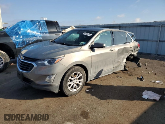 2018 Chevrolet Equinox LT z VIN 3GNAXSEV1JS575564, wystawiony jako Copart lot #44352285 z przebiegiem 126 060 mil mil oraz Szkoda całkowita • Salvage title. Historia ofert i sprzedaży dostępna na DreamBid. Obrazek 1.