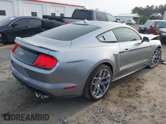 2022 Ford Mustang GT with VIN 1FA6P8CFXN5130369, listed as a IAAI auction lot 41784371 with 9,307 mi miles and . Bid and sale history available at DreamBid. Image 4.
