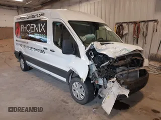 2020 Ford Transit Cargo with VIN 1FTBR1C82LKA59095, listed as a IAAI auction lot 40014706 with 116,057 mi miles and . Bid and sale history available at DreamBid. Image 1.