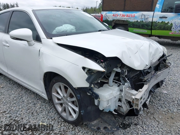 2012 Lexus CT 200h with VIN JTHKD5BHXC2058167, listed as a IAAI auction lot 42222231 with 128,634 mi miles and . Bid and sale history available at DreamBid. Image 6.
