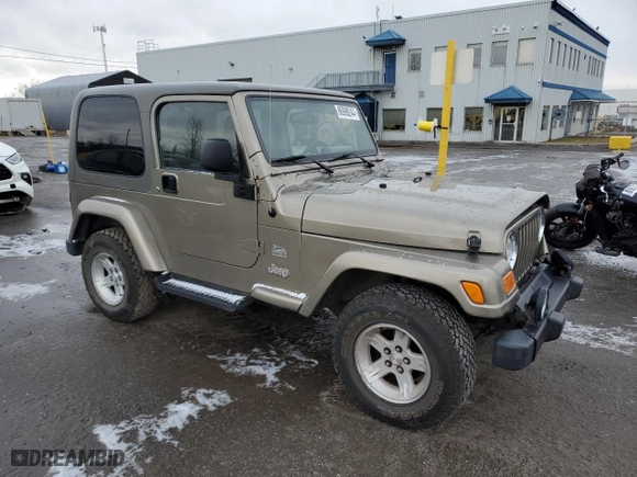 2004 Jeep Wrangler Sahara with VIN 1J4FA59S04P782428, listed as a Copart auction lot 86998244 with 59,447 mi miles and Salvage Title. Bid and sale history available at carsss.com. Image 4.