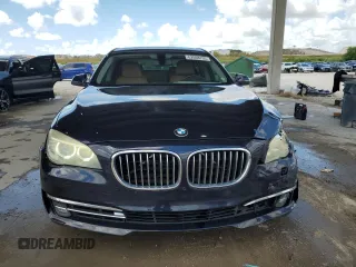 2013 BMW 7 Series 740i with VIN WBAYA6C58DC995008, listed as a Copart auction lot 62008795 with 95,974 mi miles and Salvage title. Bid and sale history available at DreamBid. Image 5.
