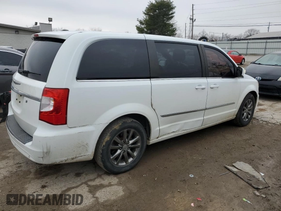 2014 Chrysler Town & Country S with VIN 2C4RC1HG6ER464347, listed as a Copart auction lot 45299395 with 126,297 mi miles and Salvage Title. Bid and sale history available at carsss.com. Image 3.