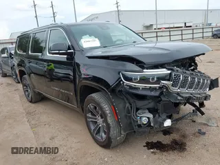 2024 Jeep Grand Wagoneer с VIN 1C4SJSEP3RS109884, выставлен на аукционе IAAI как лот 42603585 с пробегом 43 344 миль миль и . История ставок и продаж доступна на DreamBid. Изображение 1.