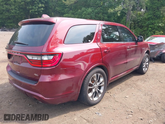 2020 Dodge Durango R/T with VIN 1C4SDJCT3LC114991, listed as a IAAI auction lot 42460815 with 61,191 mi miles and . Bid and sale history available at DreamBid. Image 4.