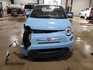 2017 FIAT 500e with VIN 3C3CFFGE5HT579876, listed as a Copart auction lot 43909125 with 16,772 mi miles and Salvage Title. Bid and sale history available at carsss.com. Image 5.