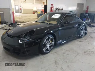 2007 Porsche 911 Turbo with VIN WP0AD29927S784945, listed as a IAAI auction lot 41653014 with 52,319 mi miles. Bid and sale history available at carsss.com. Image 23.