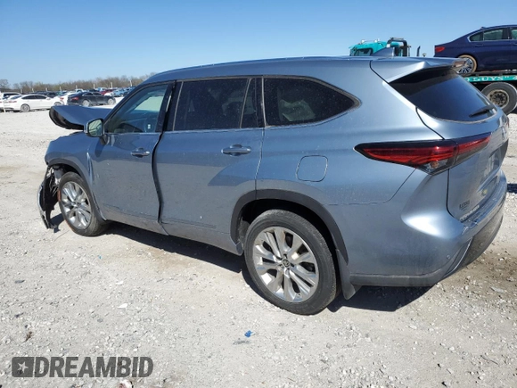 2022 Toyota Highlander Limited z VIN 5TDDZRBH5NS186086, wystawiony jako Copart lot #49807405 z przebiegiem 70 955 mil mil oraz Szkoda całkowita • Salvage title. Historia ofert i sprzedaży dostępna na DreamBid. Obrazek 2.