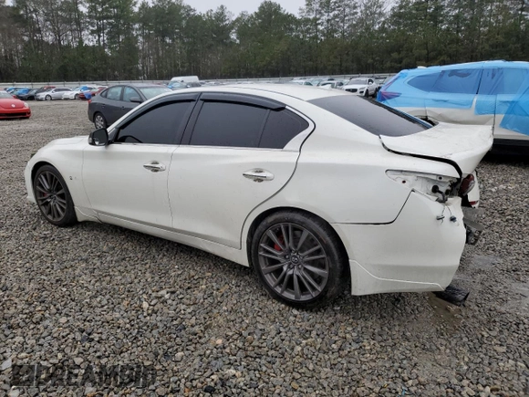 2017 Infiniti Q50 Red Sport 400 z VIN JN1FV7APXHM850452, wystawiony jako Copart lot #42366585 z przebiegiem 73 765 mil mil oraz Szkoda całkowita • Salvage title. Historia ofert i sprzedaży dostępna na DreamBid. Obrazek 2.
