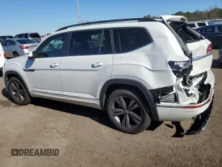 2021 Volkswagen Atlas SE with VIN 1V2PR2CA3MC562630, listed as a Copart auction lot 36489233 with 41,996 mi miles and Salvage title. Bid and sale history available at DreamBid. Image 2.