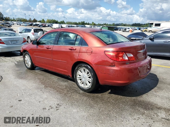 2008 Chrysler Sebring Touring with VIN 1C3LC56R78N201680, listed as a Copart auction lot 72080094 with 156,434 mi miles and Salvage Title. Bid and sale history available at carsss.com. Image 2.