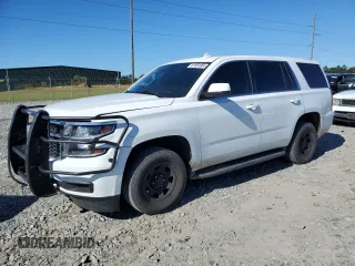 2018 Chevrolet Tahoe Commercial z VIN 1GNLCDEC3JR335806, wystawiony jako Copart lot #81954964 z przebiegiem 128 753 mil mil oraz Szkoda całkowita • Salvage title. Historia ofert i sprzedaży dostępna na DreamBid. Obrazek 1.