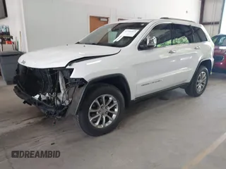 2016 Jeep Grand Cherokee Limited with VIN 1C4RJFBG2GC490483, listed as a IAAI auction lot 42596513 with 113,937 mi miles and . Bid and sale history available at DreamBid. Image 2.