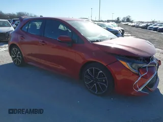 2019 Toyota Corolla Hatchback SE with VIN JTNK4RBE5K3018730, listed as a IAAI auction lot 40862172 with 48,917 mi miles. Bid and sale history available at carsss.com. Image 1.