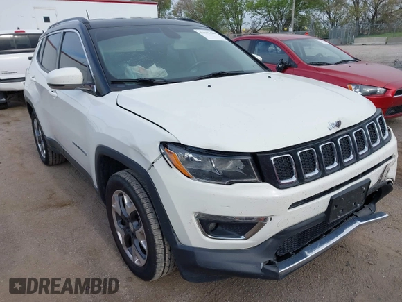 2019 Jeep Compass Limited z VIN 3C4NJDCB7KT678838, wystawiony jako IAAI lot #42193400 z przebiegiem 88 385 mil mil oraz . Historia ofert i sprzedaży dostępna na DreamBid. Obrazek 6.