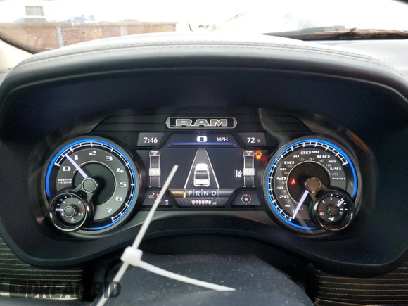 2020 Ram 1500 Limited z VIN 1C6RREHT1LN295438, wystawiony jako Copart lot #79493934 z przebiegiem 75 876 mil mil oraz Szkoda całkowita • Salvage title. Historia ofert i sprzedaży dostępna na DreamBid. Obrazek 9.