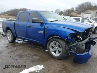 2017 Ram 1500 Express z VIN 3C6RR7KT7HG654831, wystawiony jako IAAI lot #41547804 z przebiegiem 77 437 mil mil oraz . Historia ofert i sprzedaży dostępna na DreamBid. Obrazek 1.