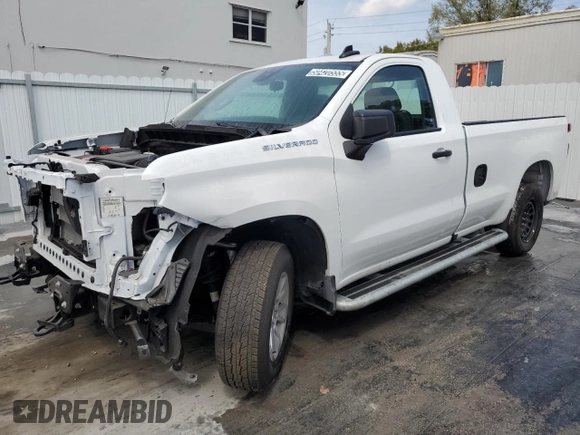 2024 Chevrolet Silverado 1500 Work Truck with VIN 3GCNAAEDXRG386732, listed as a Copart auction lot 50420555 with 0 mi miles and Clean Title. Bid and sale history available at carsss.com. Image 1.