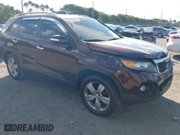 2012 Kia Sorento EX with VIN 5XYKU3A67CG224950, listed as a IAAI auction lot 41523784 with 113,930 mi miles. Bid and sale history available at carsss.com. Image 1.