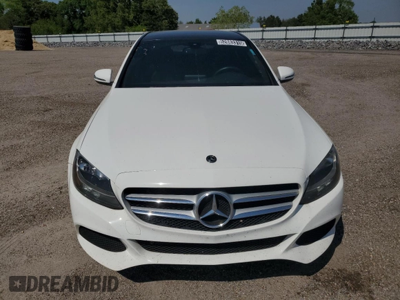 2018 Mercedes-Benz C with VIN WDDWF4JBXJR422893, listed as a Copart auction lot 52883315 with 74,542 mi miles and Clean Title. Bid and sale history available at carsss.com. Image 5.