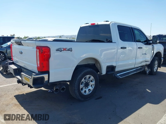 2023 Ford F-250 XL with VIN 1FT7W2BT2PEE13065, listed as a IAAI auction lot 42499481 with 21,948 mi miles and . Bid and sale history available at DreamBid. Image 4.